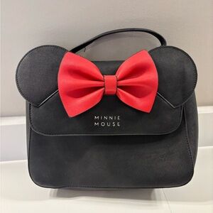 Minnie Mouse Black Bag with Red Bow